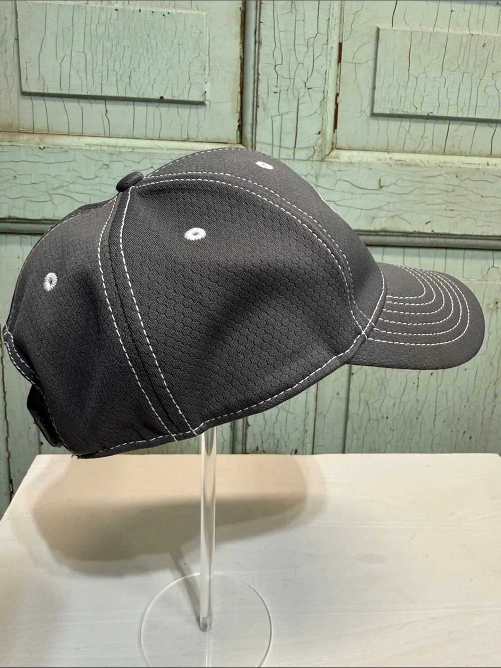 Men's Gray AHEAD Embroidered UPF 30+ Baseball Cap